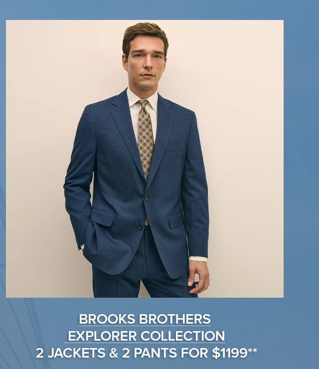 Brooks Brothers Explorer Collection 2 Jackets and 2 Pants for $1199