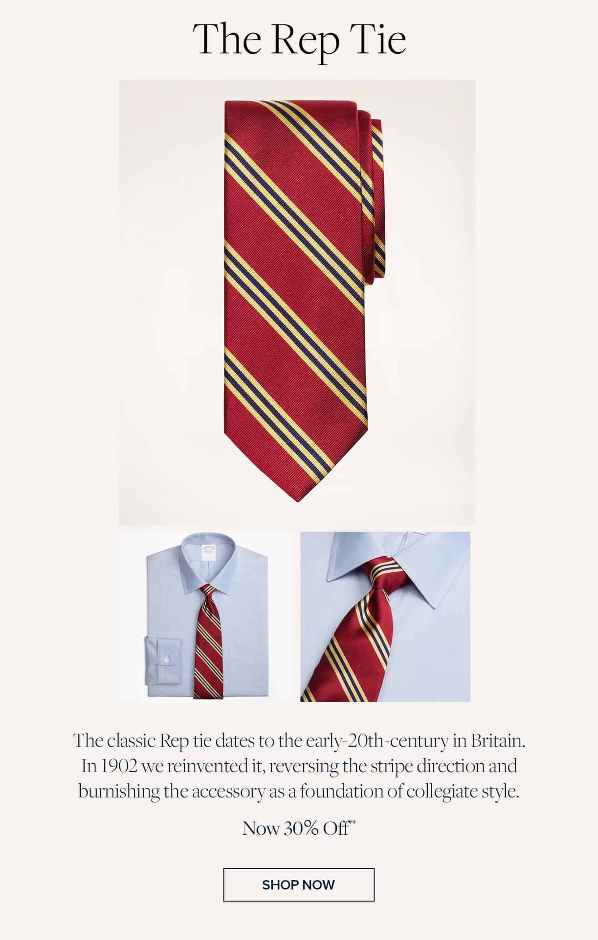 The Rep Tie Now 30% Off Shop Now