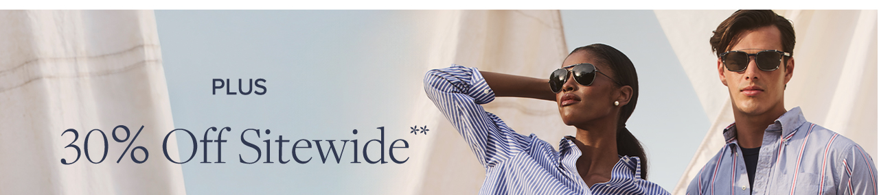 Plus 30% Off Sitewide