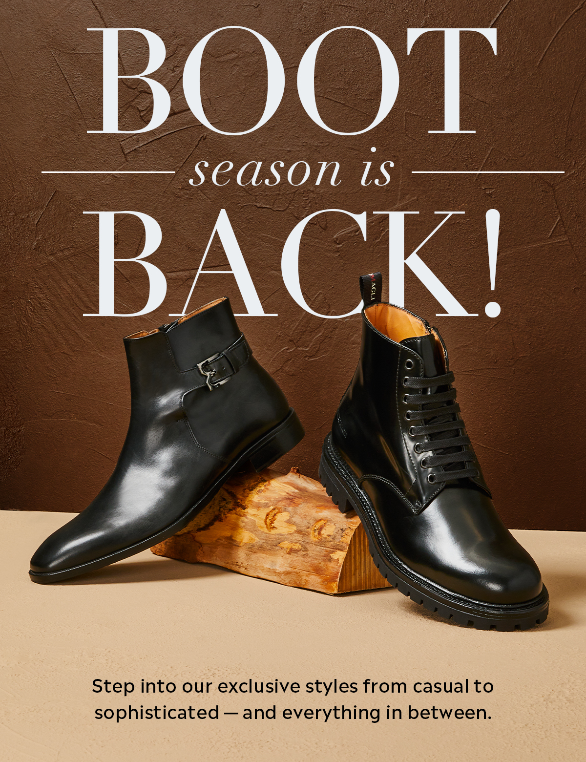 BOOTS ARE BACK 