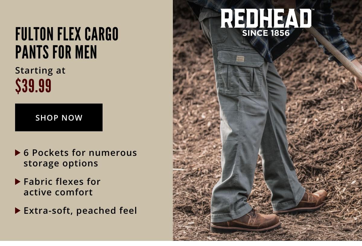 Redhead fulton flex deals cargo pants