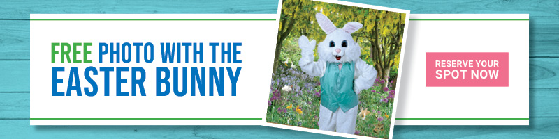 Reserve your Spot Now for Free Photos with the Easter Bunny