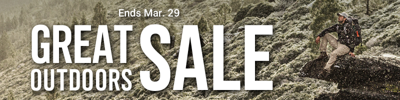 Great Outdoors Sale - Ends Mar. 29