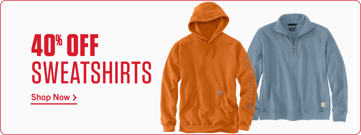 40% OFF SWEATSHIRTS