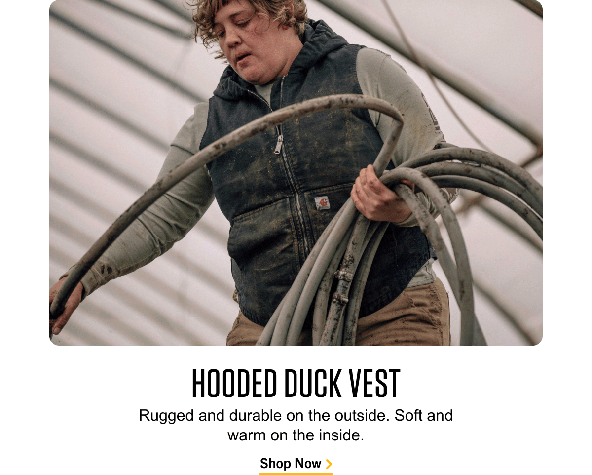 HOODED DUCK VEST