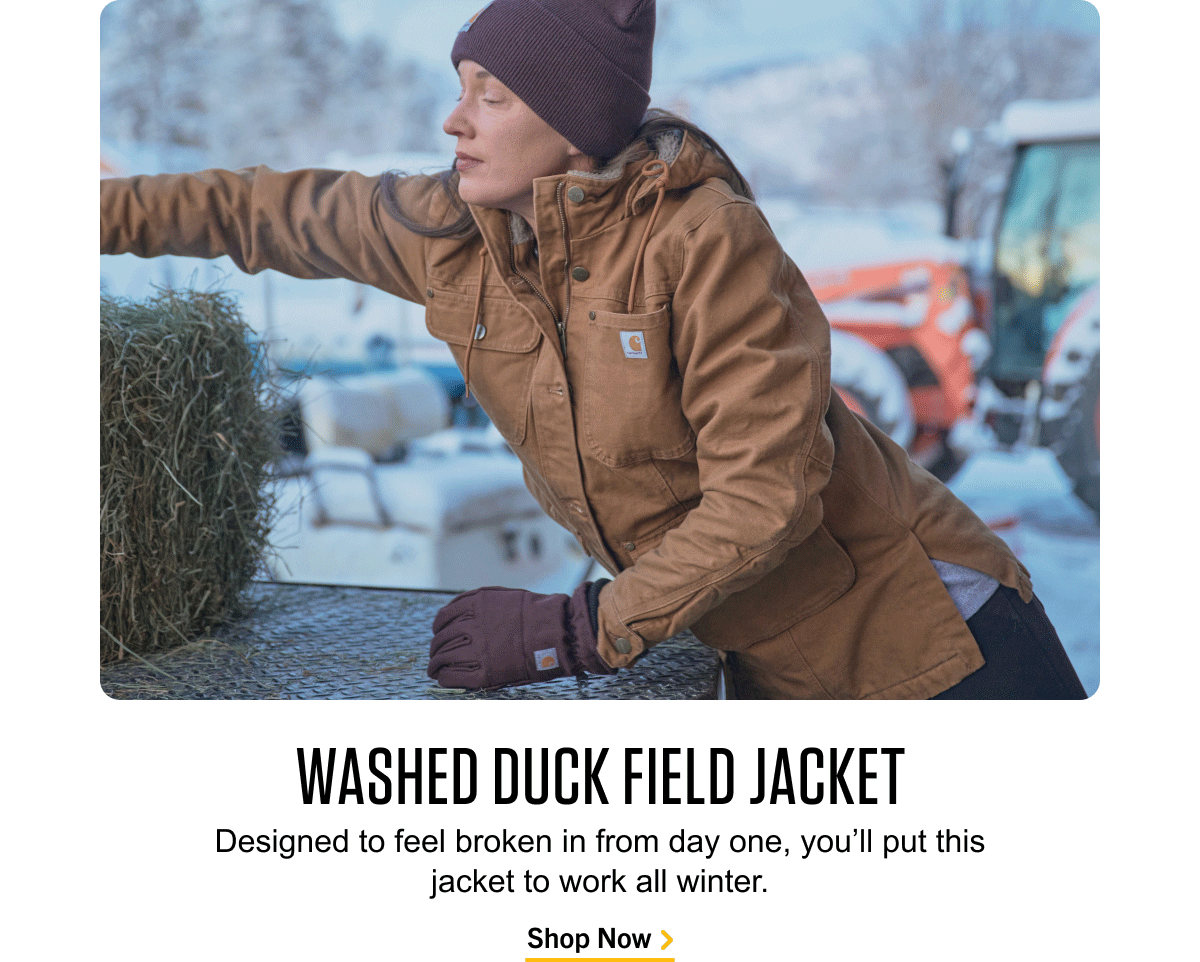 WASHED DUCK FIELD JACKET