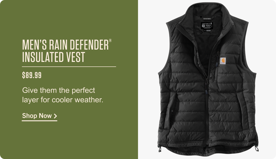 MEN’S RAIN DEFENDER® INSULATED VEST