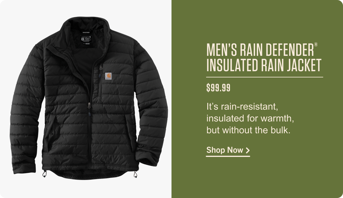 MEN’S RAIN DEFENDER® INSULATED RAIN JACKET