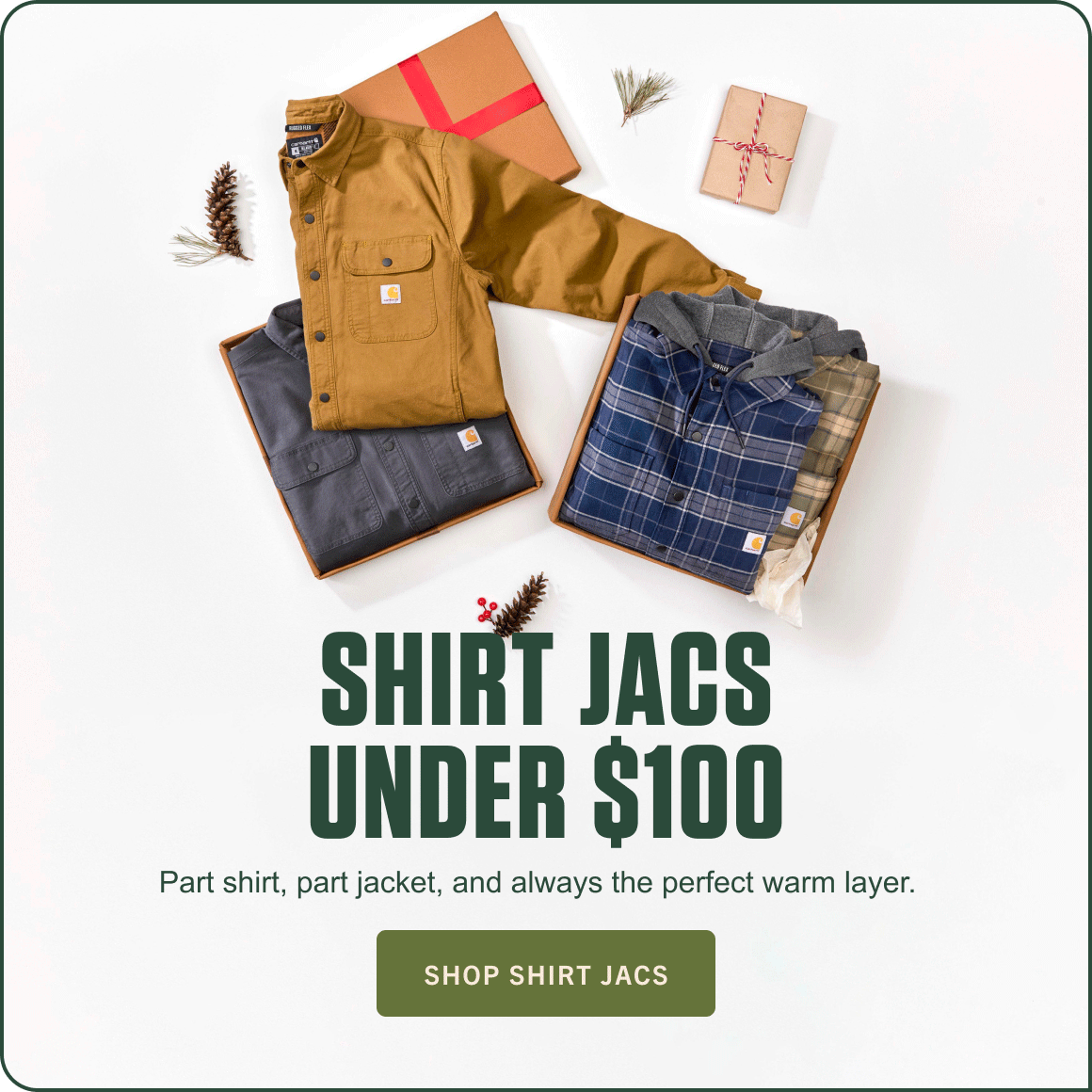 SHIRT JACS UNDER $100