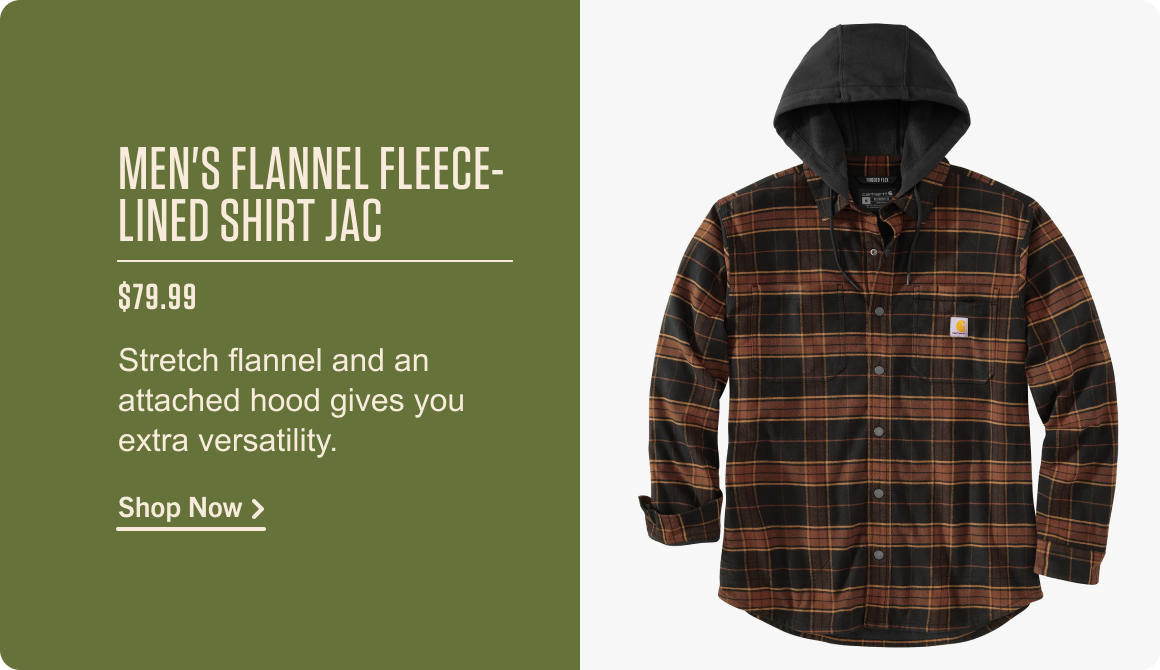 MEN'S FLANNEL FLEECE-LINED SHIRT JAC