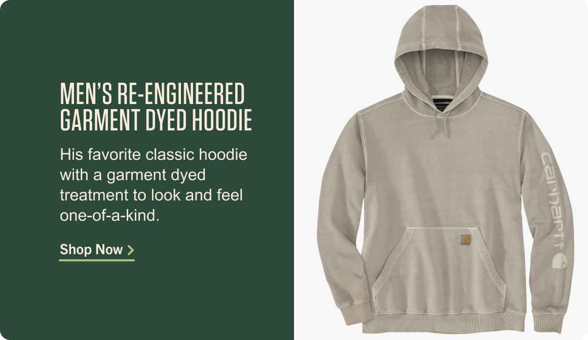 MEN'S RE-ENGINEERED GARMENT DYED HOODIE