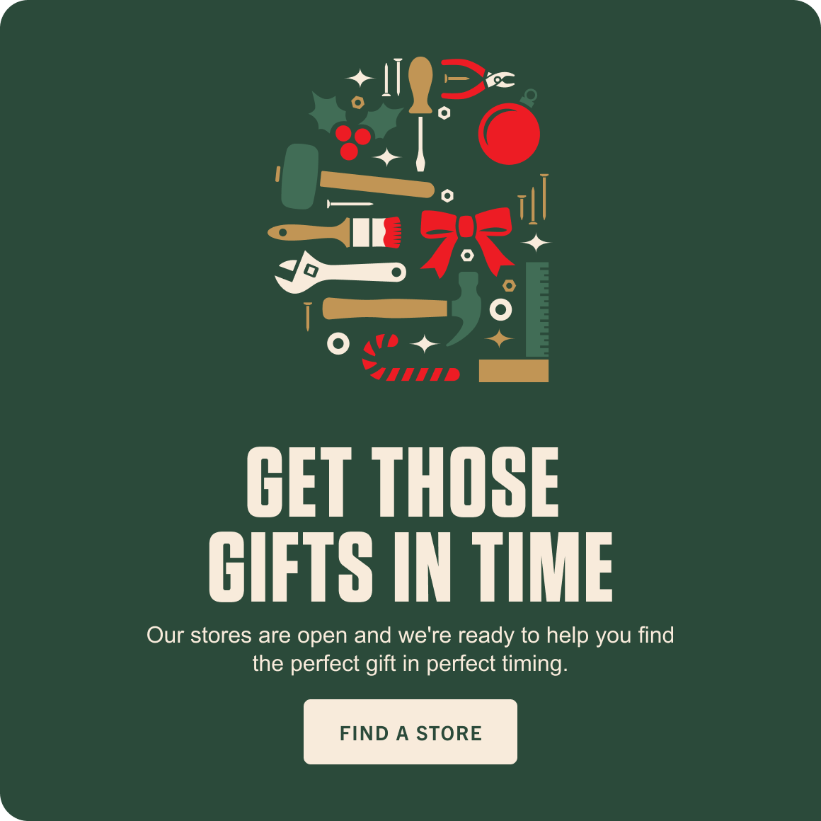 GET THOSE GIFTS IN TIME