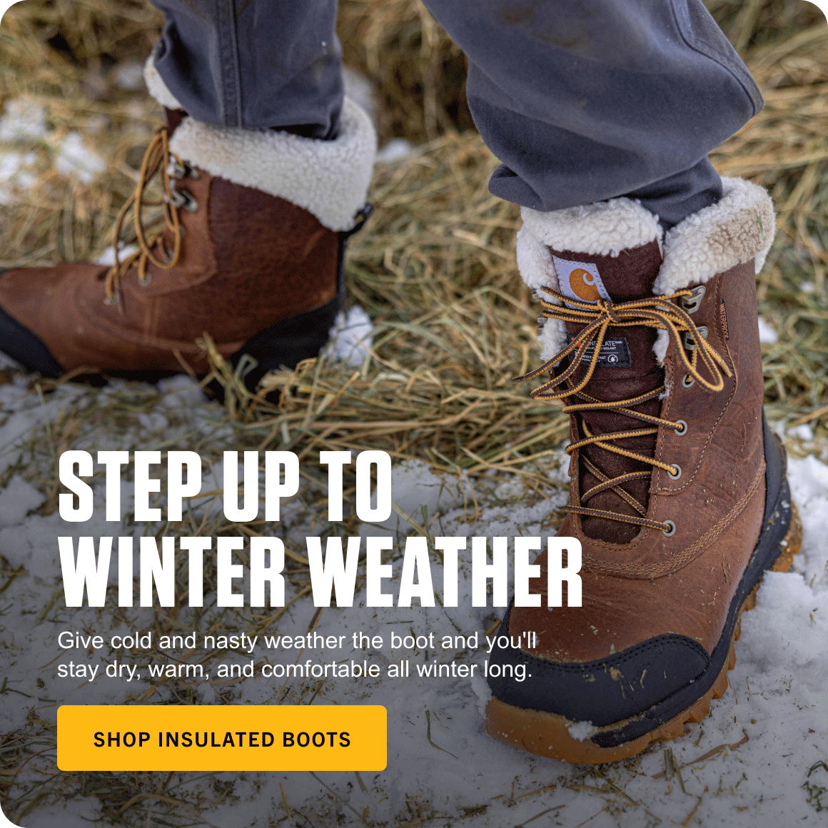 STEP UP TO WINTER WEATHER