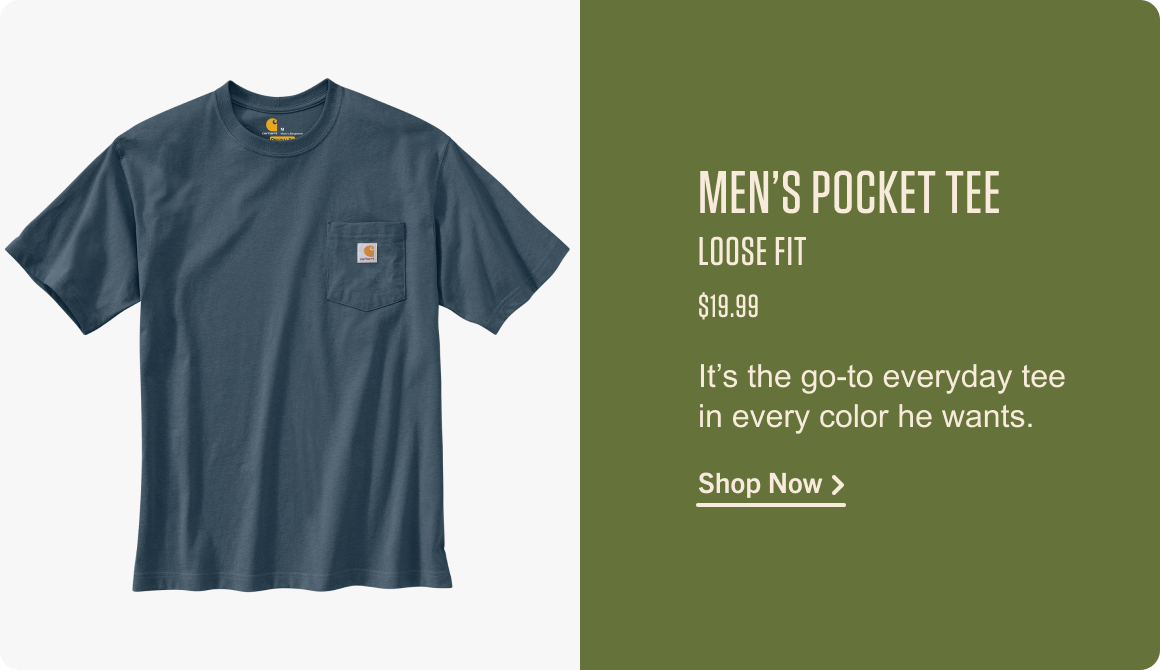 MEN’S POCKET TEE LOOSE FIT