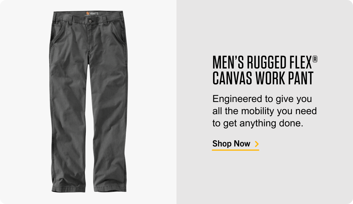 MEN’S RUGGED FLEX® CANVAS WORK PANT