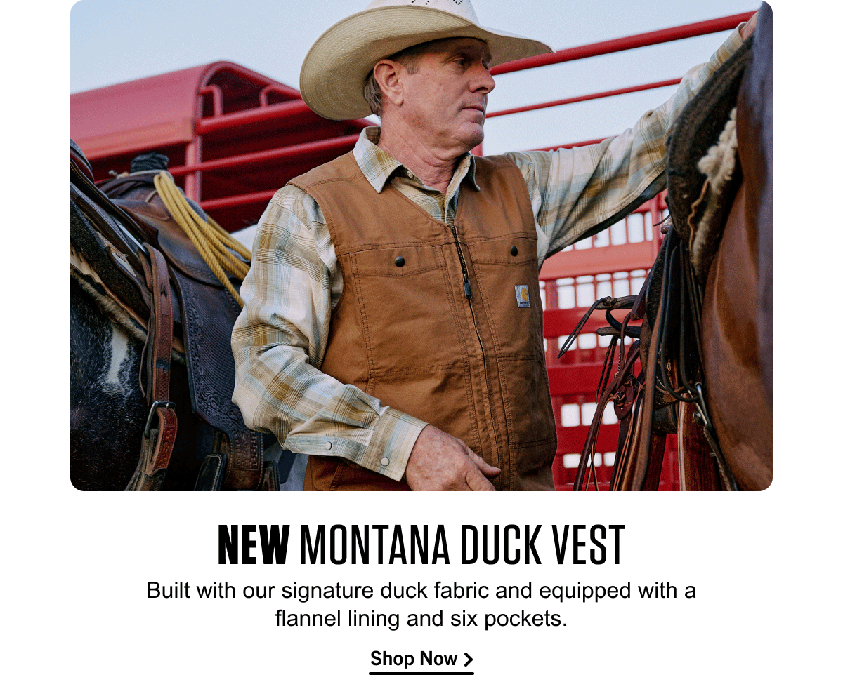 NEW MONTANA DUCK VEST