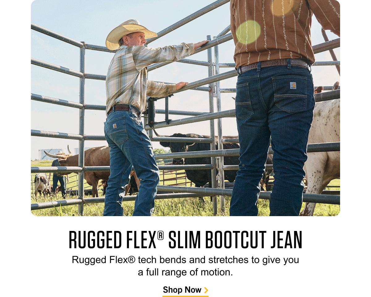 RUGGED FLEX® SLIM BOOTCUT JEAN