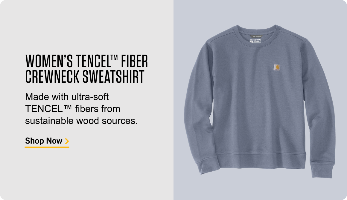 WOMEN'S TENCEL™ FIBER CREWNECK SWEATSHIRT