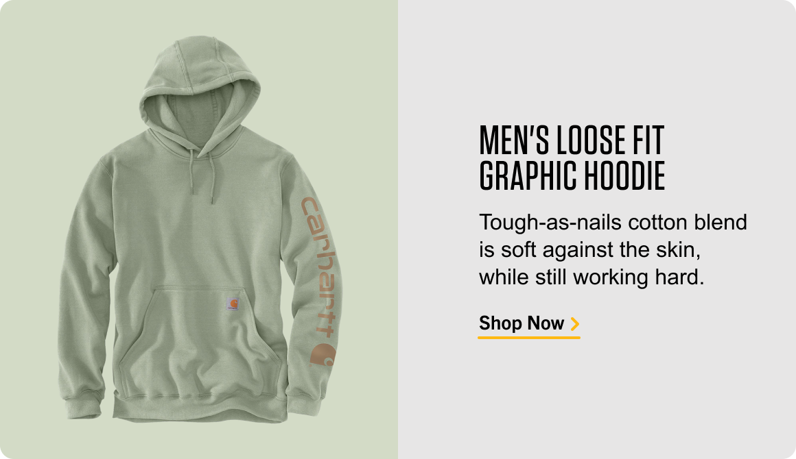 MEN'S LOOSE FIT GRAPHIC HOODIE
