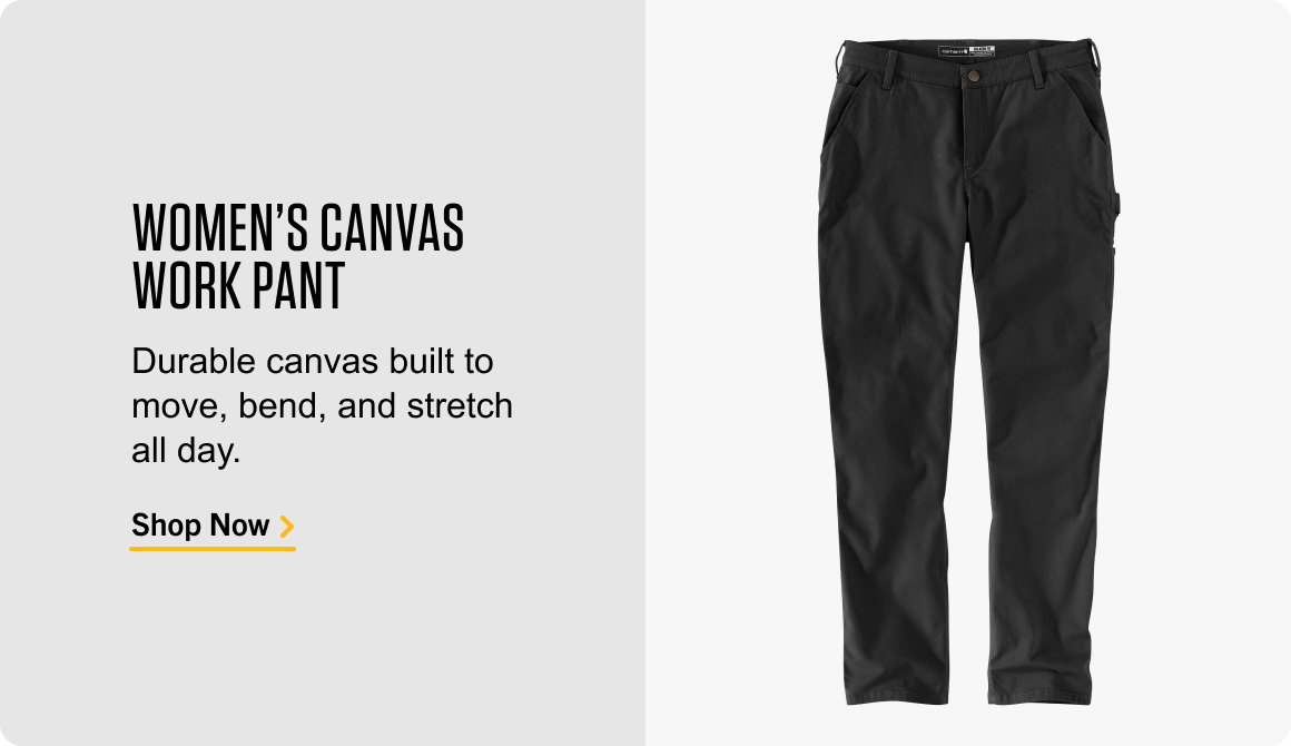 WOMEN'S CANVAS WORK PANT