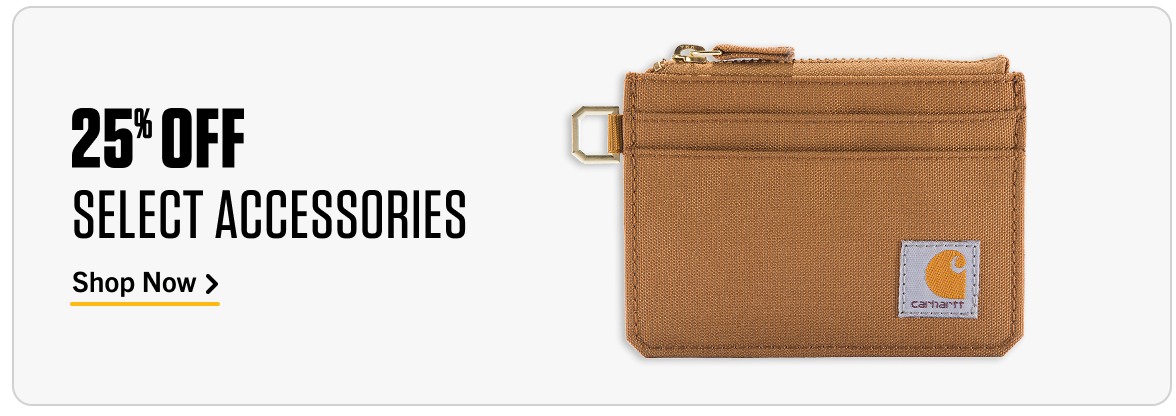 25% OFF SELECT ACCESSORIES