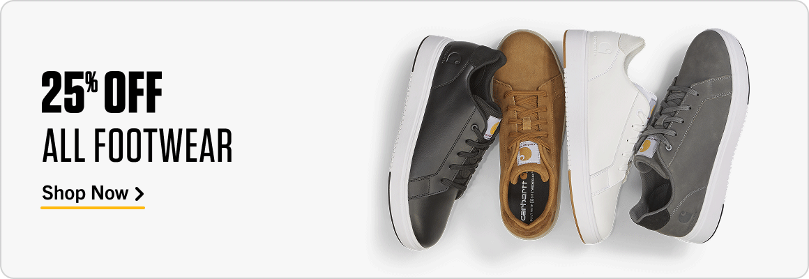 25% OFF ALL FOOTWEAR