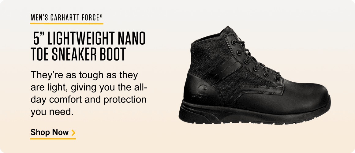 5” LIGHTWEIGHT NANO TOE SNEAKER BOOT