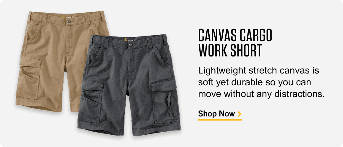 CANVAS CARGO WORK SHORT