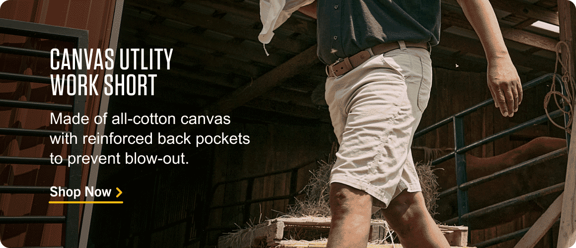 CANVAS UTLITY WORK SHORT