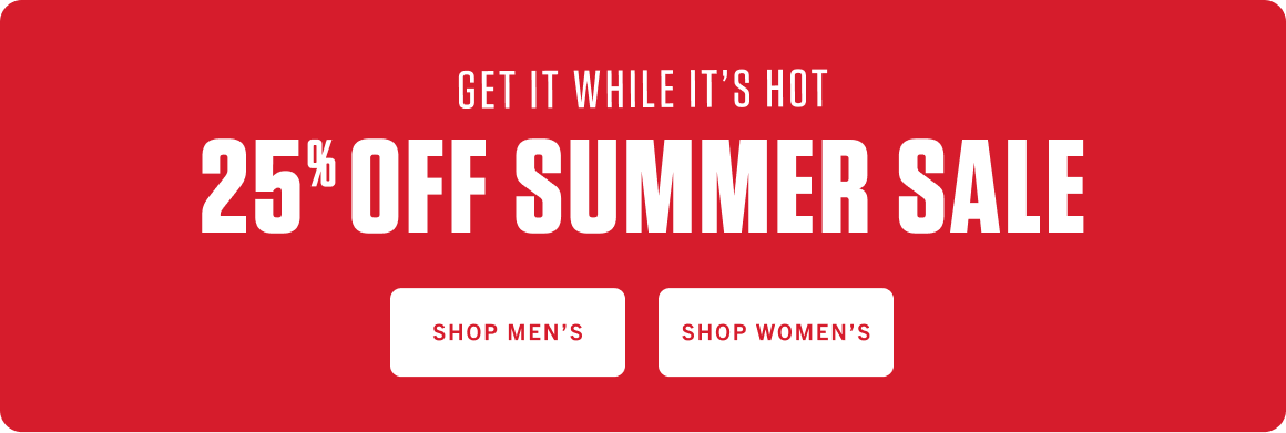 25% OFF SUMMER SALE