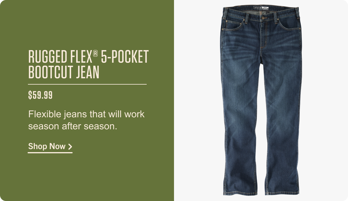 RUGGED FLEX™ 5-POCKET BOOTCUT JEAN