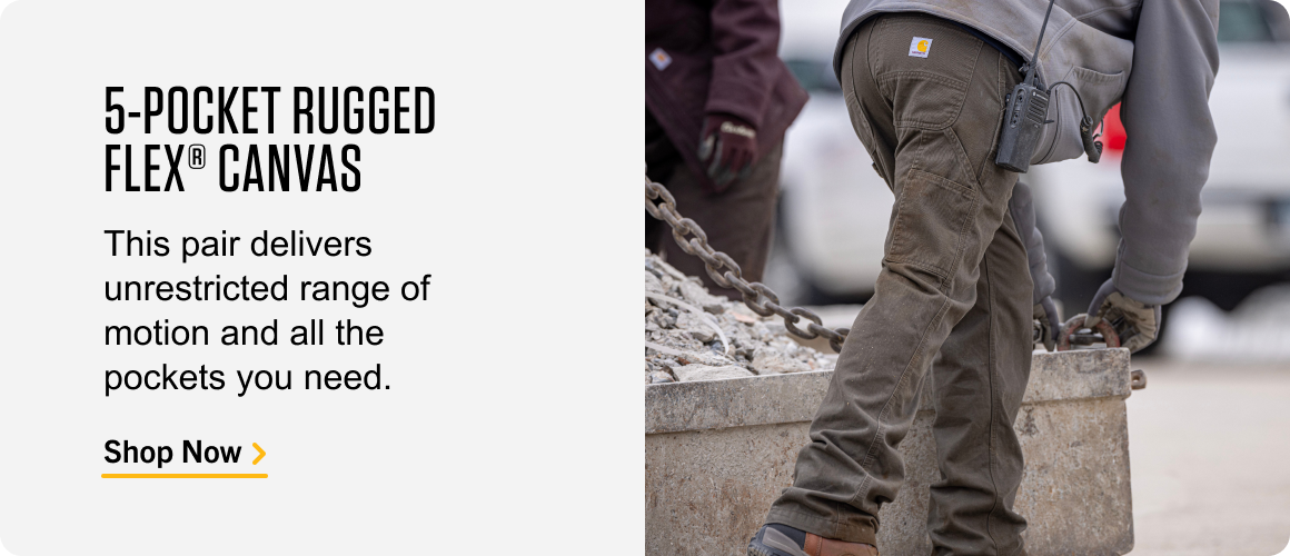 5-POCKET RUGGED FLEX® CANVAS