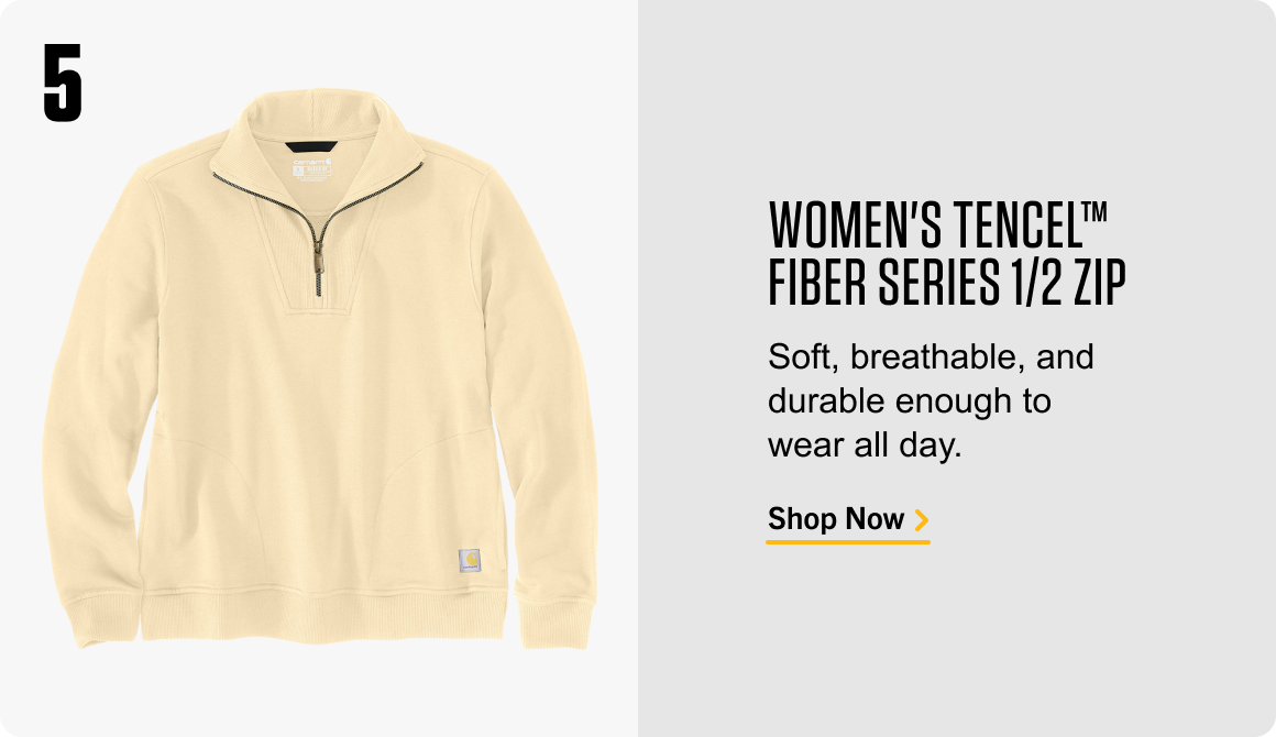 WOMEN'S TENCEL™ FIBER SERIES 1/2 ZIP