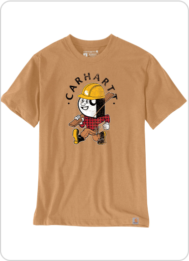 SHORT-SLEEVE CARPENTER GRAPHIC T-SHIRT