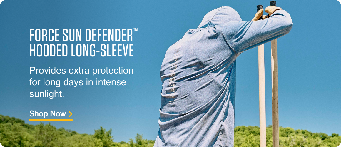FORCE SUN DEFENDER™ HOODED LONG-SLEEVE