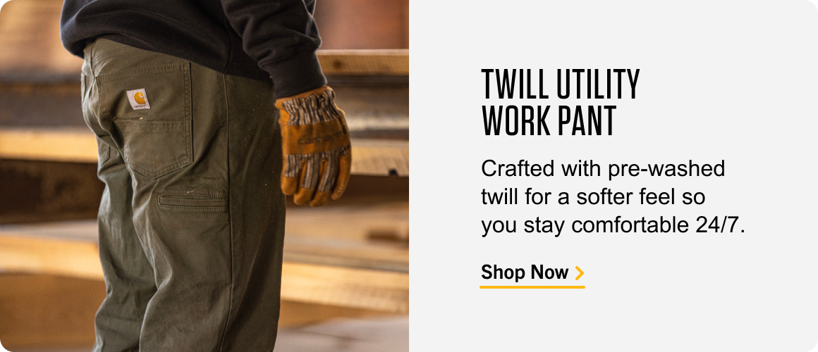 TWILL UTILITY WORK PANT