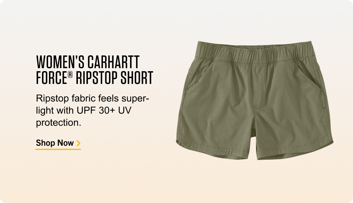 WOMEN’S CARHARTT FORCE® RIPSTOP SHORT