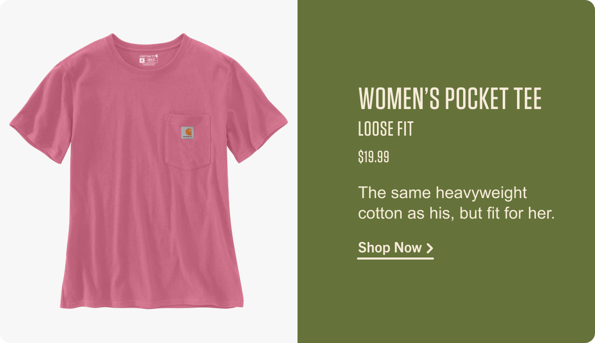 WOMEN’S POCKET TEE LOOSE FIT