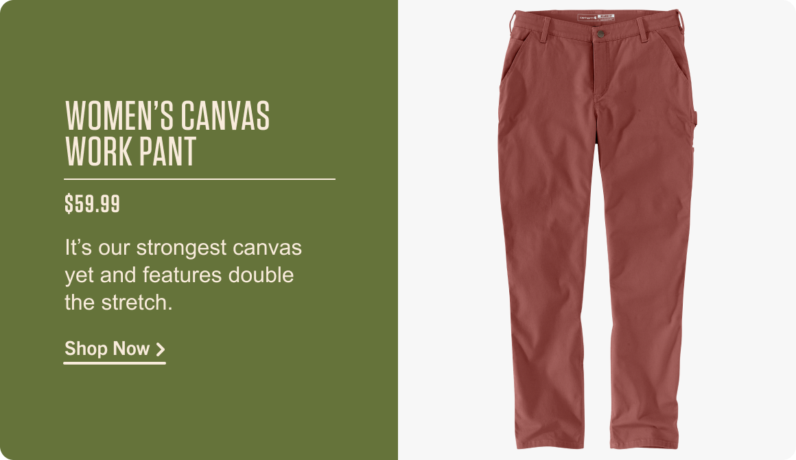 WOMEN’S CANVAS WORK PANT