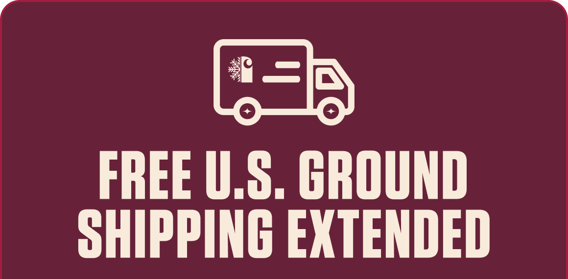 FREE U.S. GROUND SHIPPING EXTENDED