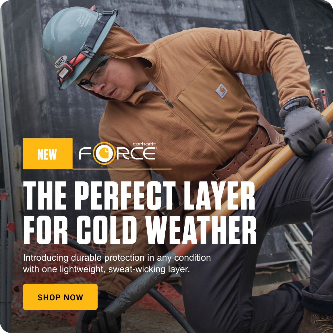 NEW FORCE THE PERFECT LAYER FOR COLD WEATHER