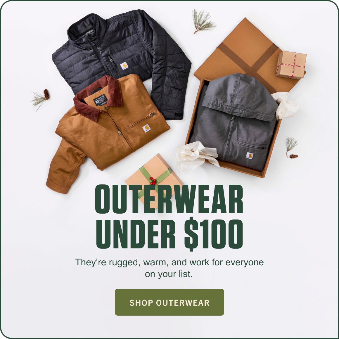 OUTERWEAR UNDER $100