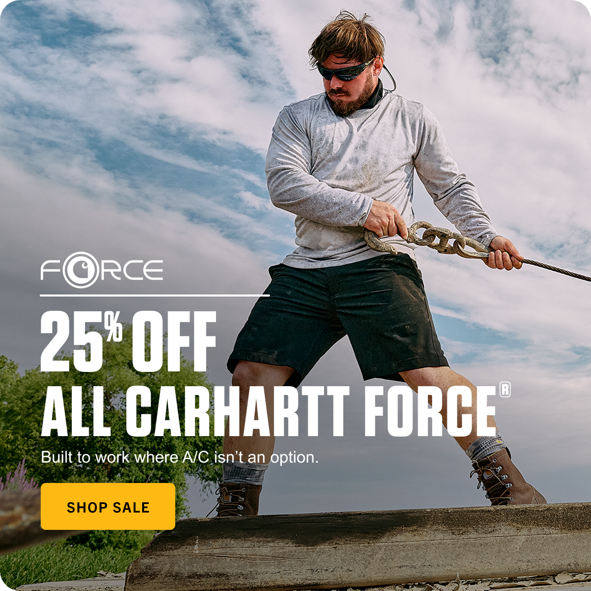 FORCE 25% OFF ALL CARHARTT FORCE