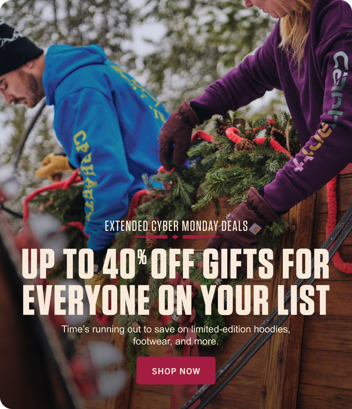 EXTENDED CYBER MONDAY DEALS UP TO 40% OFF GIFTS FOR EVERYONE ON YOUR LIST