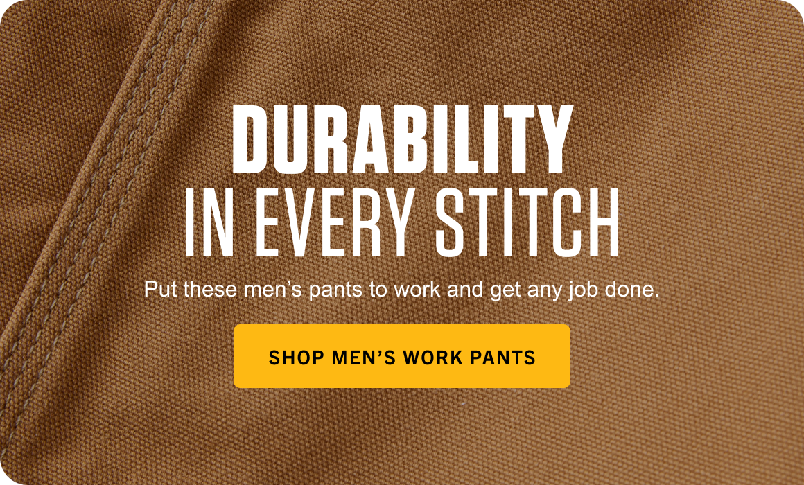 SHOP MEN’S WORK PANTS