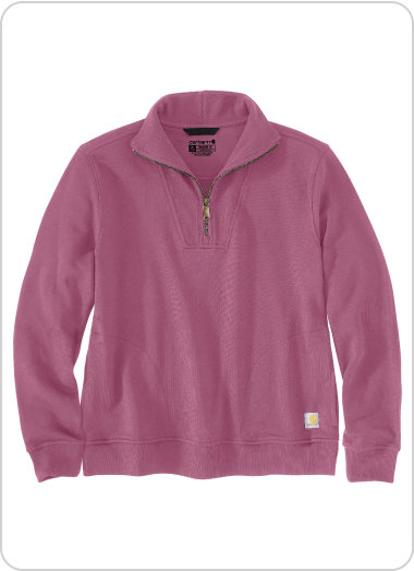 WOMEN'S TENCEL™ FIBER SERIES HALF-ZIP SWEATSHIRT