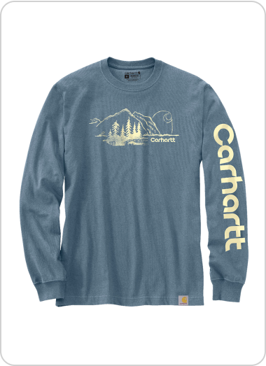 MOUNTAIN LONG-SLEEVE GRAPHIC T-SHIRT