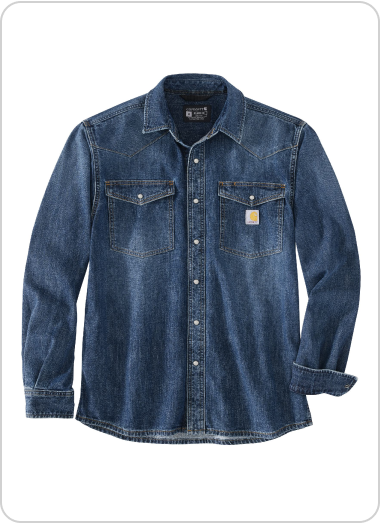 MONTANA DENIM SNAP FRONT SHIRT