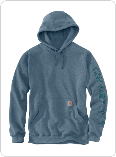 LOGO SLEEVE GRAPHIC HOODIE