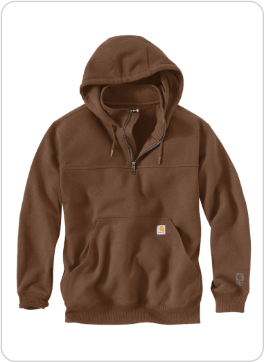 RAIN DEFENDER® HEAVYWEIGHT QUARTER-ZIP HOODIE